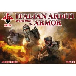 Italian Arditi in armor WWI, 1/72 - Red Box RB72150