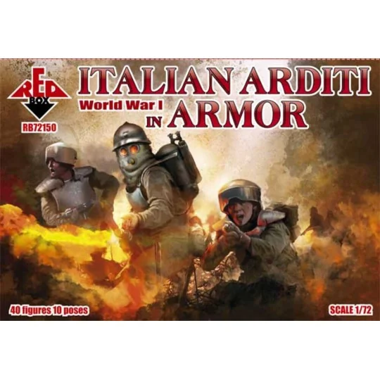 Italian Arditi in armor WWI, 1/72 - Red Box RB72150 Italian Arditi in armor WWI, 1/72 - Red Box RB72150