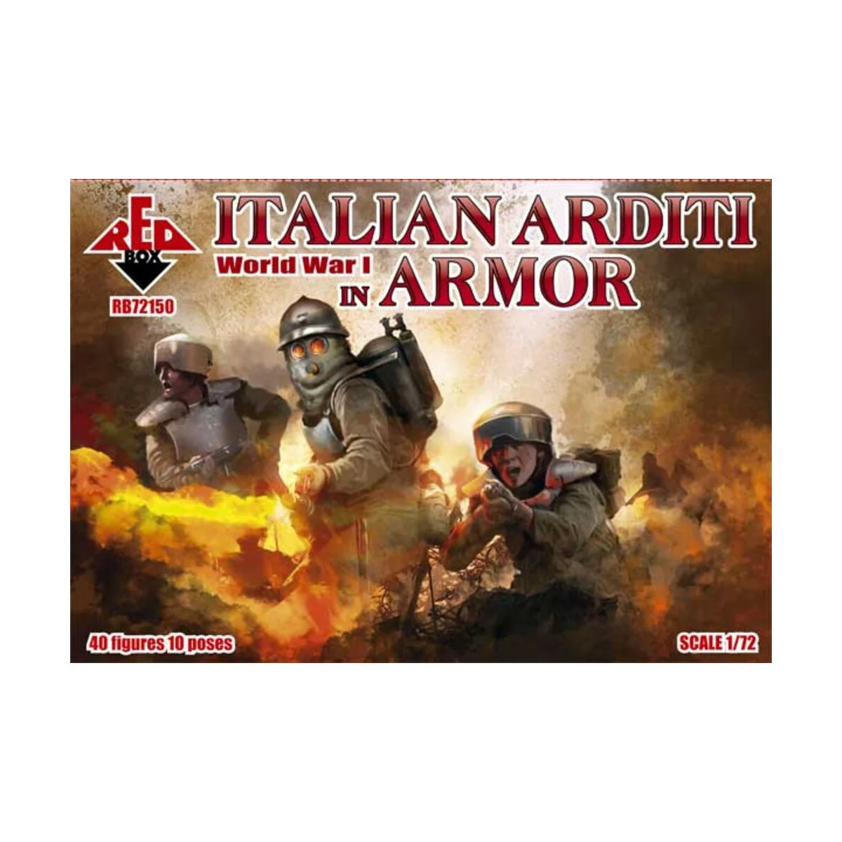 Italian Arditi in armor WWI - Red Box RB72150