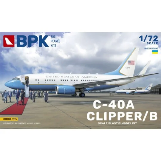 Boeing C-40A CLIPPER/B, 1/72 - Big Planes Kits BPK7224