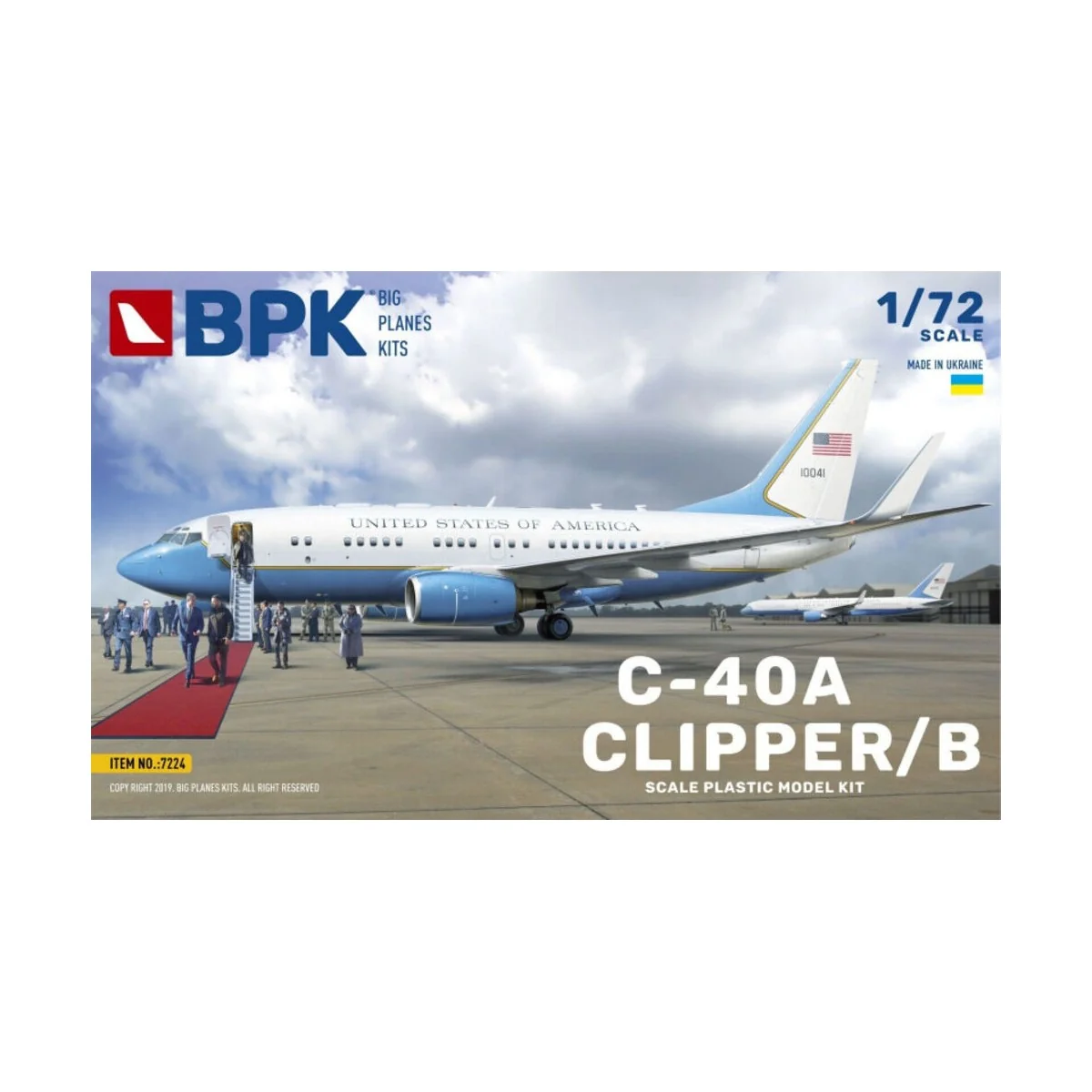 Boeing C-40A CLIPPER/B, 1/72 - Big Planes Kits BPK7224