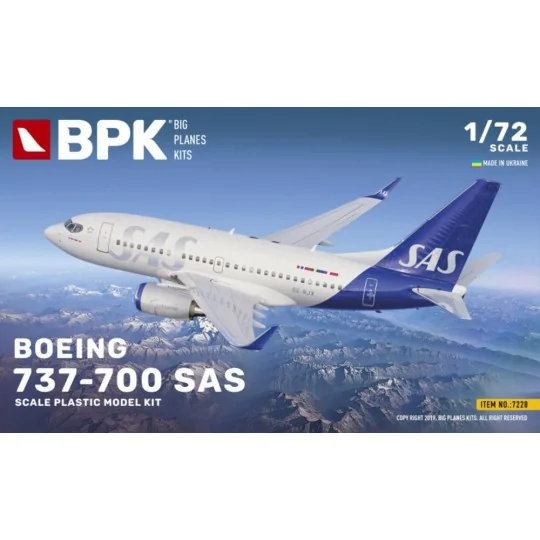 Boeing 737-700 SAS, 1/72 - Big Planes Kits BPK7228