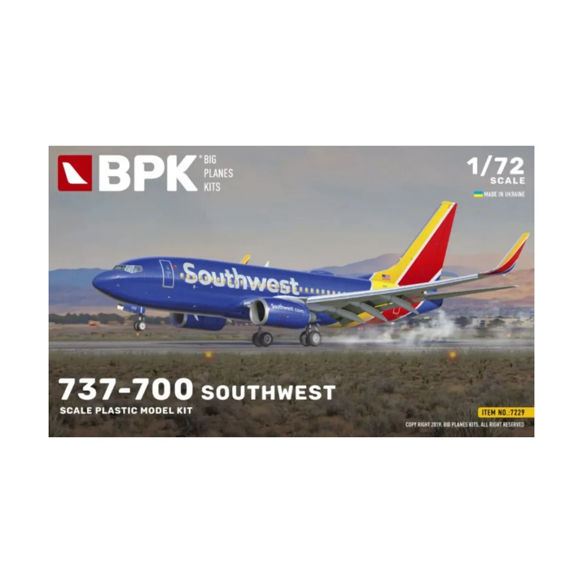 Boeing 737-700 Southwest - Big Planes Kits BPK7229