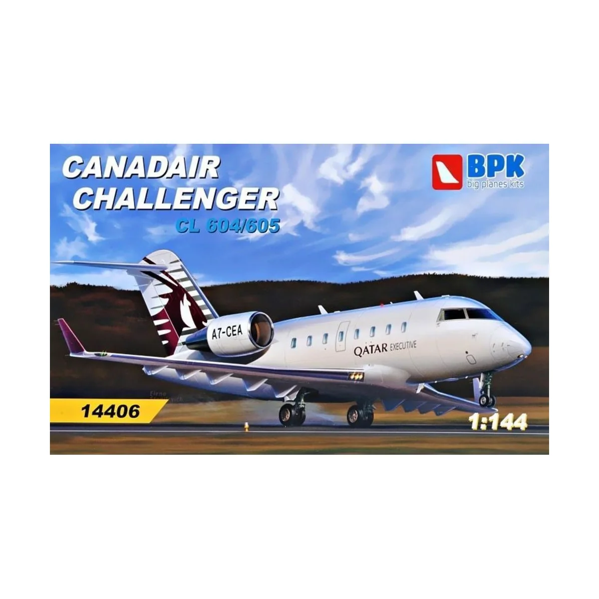 Canadair Challenger CL 604/605, 1/144 - Big Planes Kits BPK14406