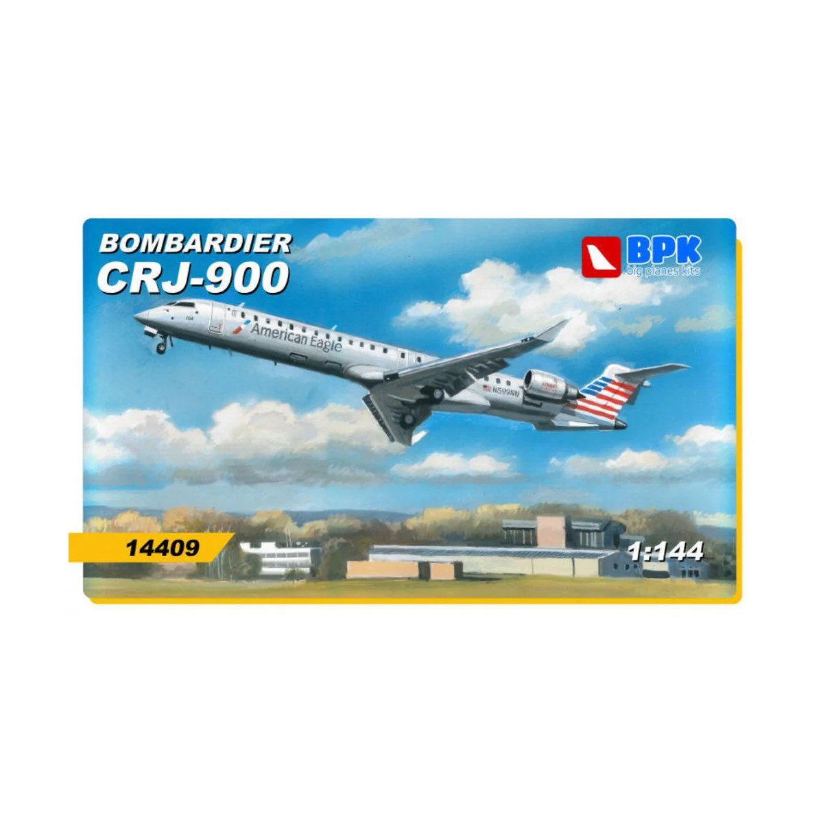 Bombardier CRJ-900 American Eagle, 1/144 - Big Planes Kits BPK14409