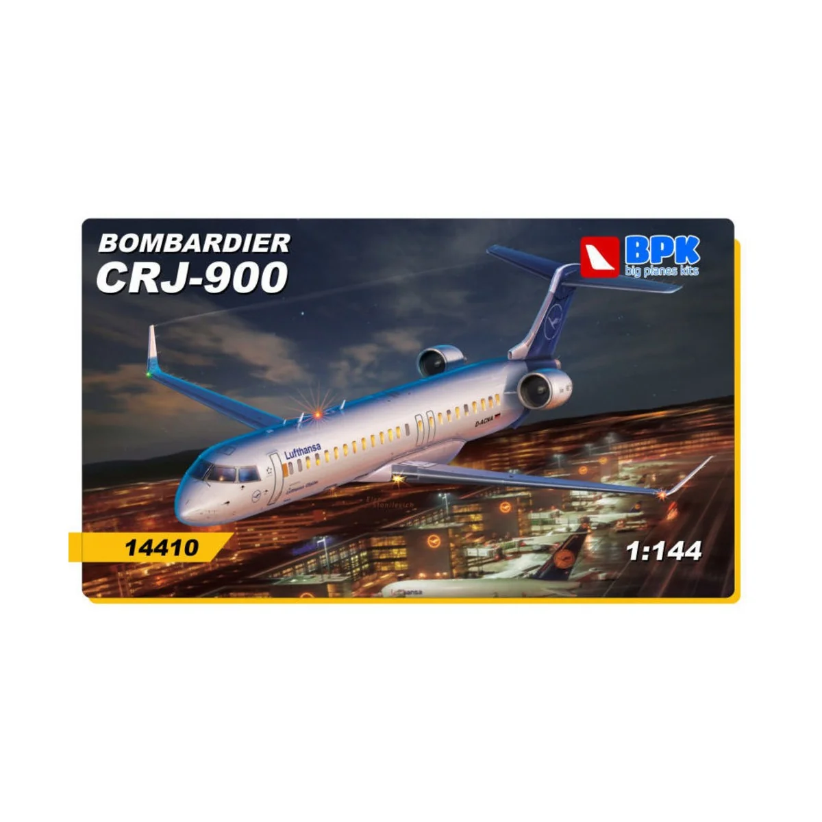 Bombardier CRJ-900 LH, 1/144 - Big Planes Kits BPK14410 Bombardier CRJ-900 LH, 1/144 - Big Planes Kits BPK14410