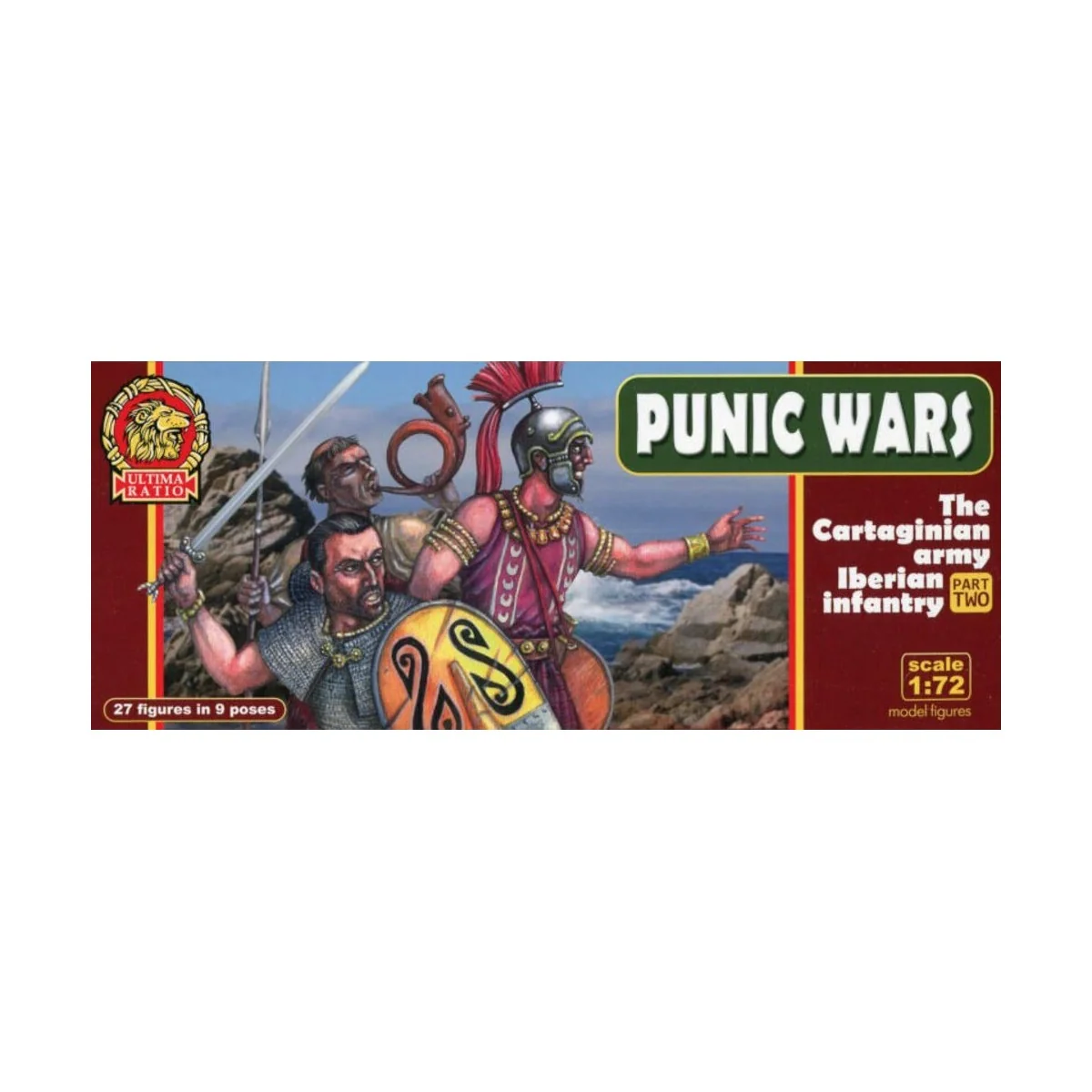 PUNIC WARS The Cartaginian army Iberian infantry, 1/72 - Ultima Rat...