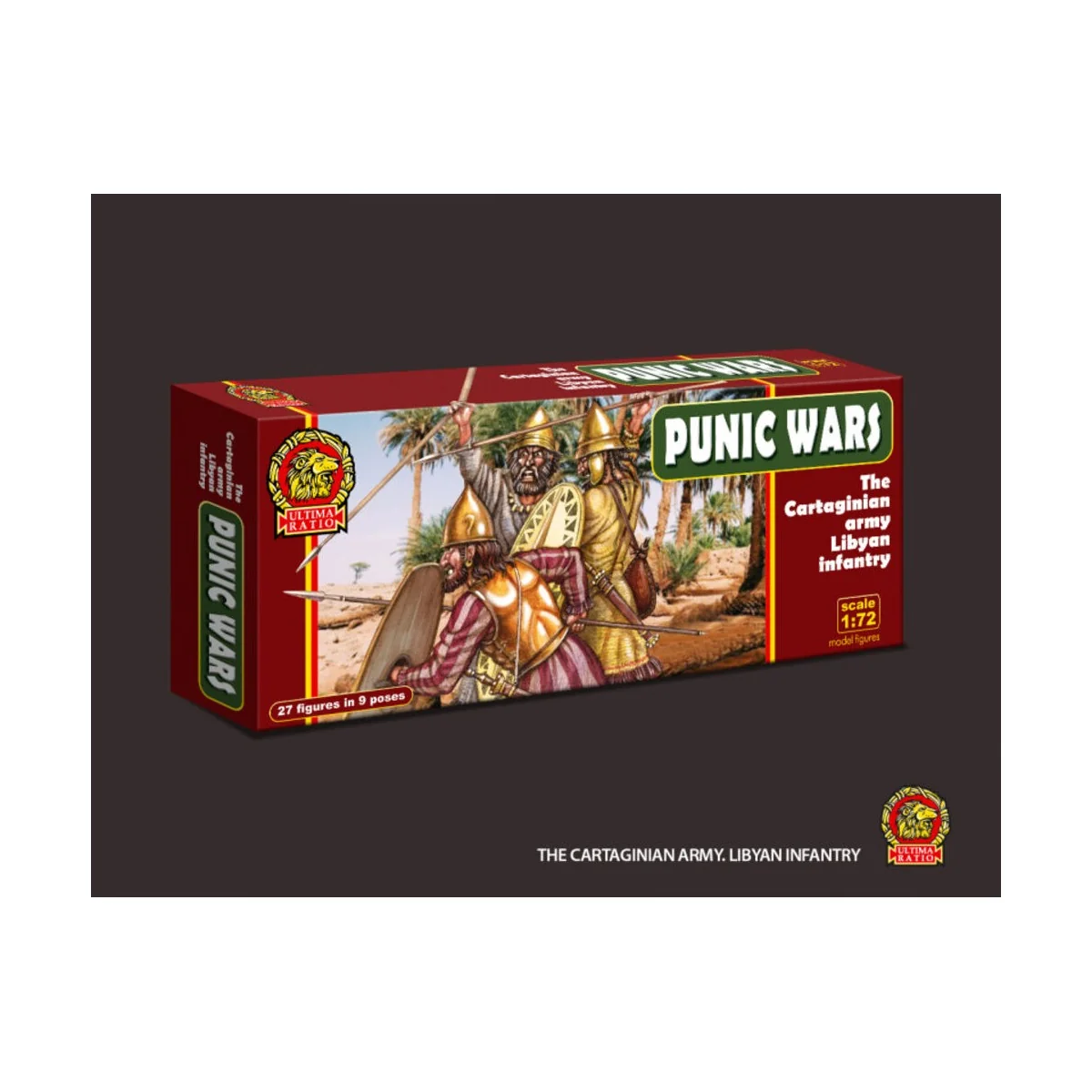 PUNIC WARS The Cartaginian army Libyan infantry, 1/72 - Ultima Rati...