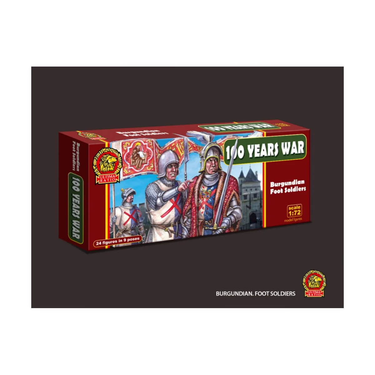 Burgundian Foot Soldiers, 100 Years War, 1/72 - Ultima Ratio UR7222