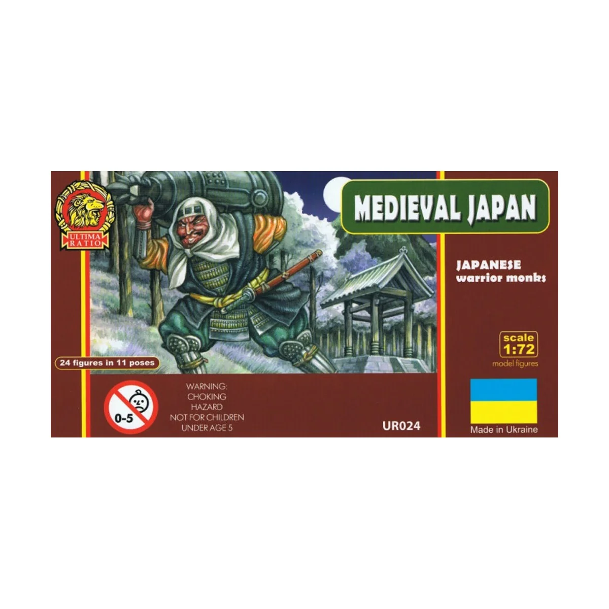 Japanese Warrior Monks. Medieval Japan, 1/72 - Ultima Ratio UR7224