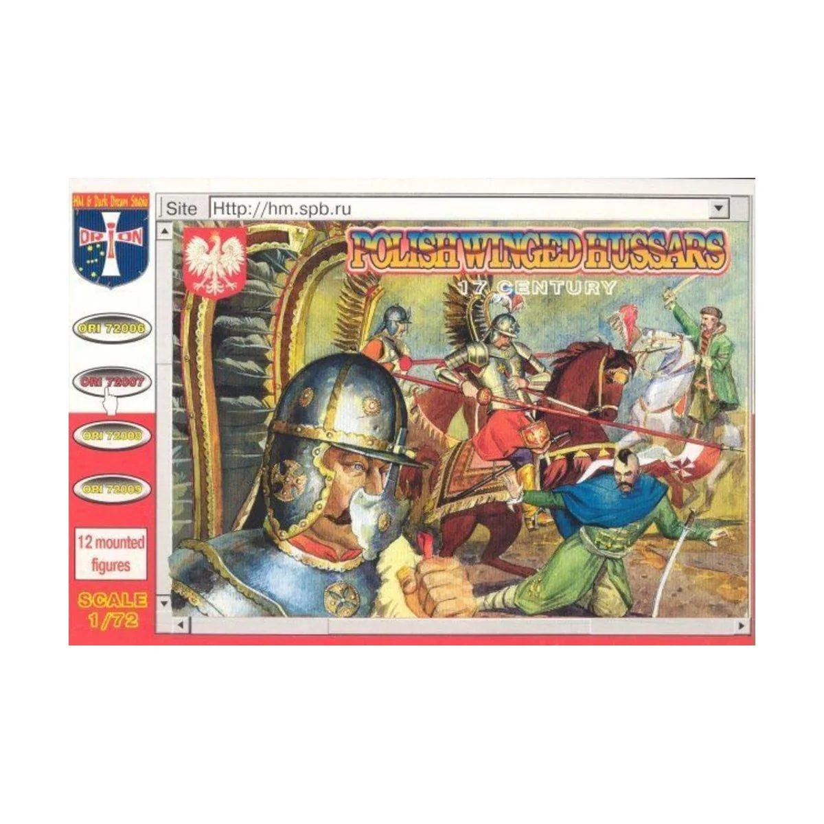Polish winged hussars, 17. century, 1/72 - Orion ORI72007
