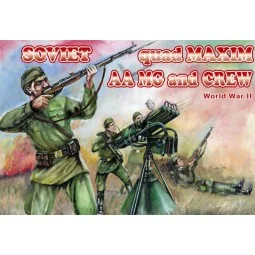 Soviet quad Maxim AA MG and crew, 1/72 - Orion ORI72037