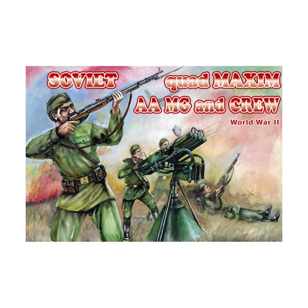 Soviet quad Maxim AA MG and crew, 1/72 - Orion ORI72037 Soviet quad Maxim AA MG and crew, 1/72 - Orion ORI72037