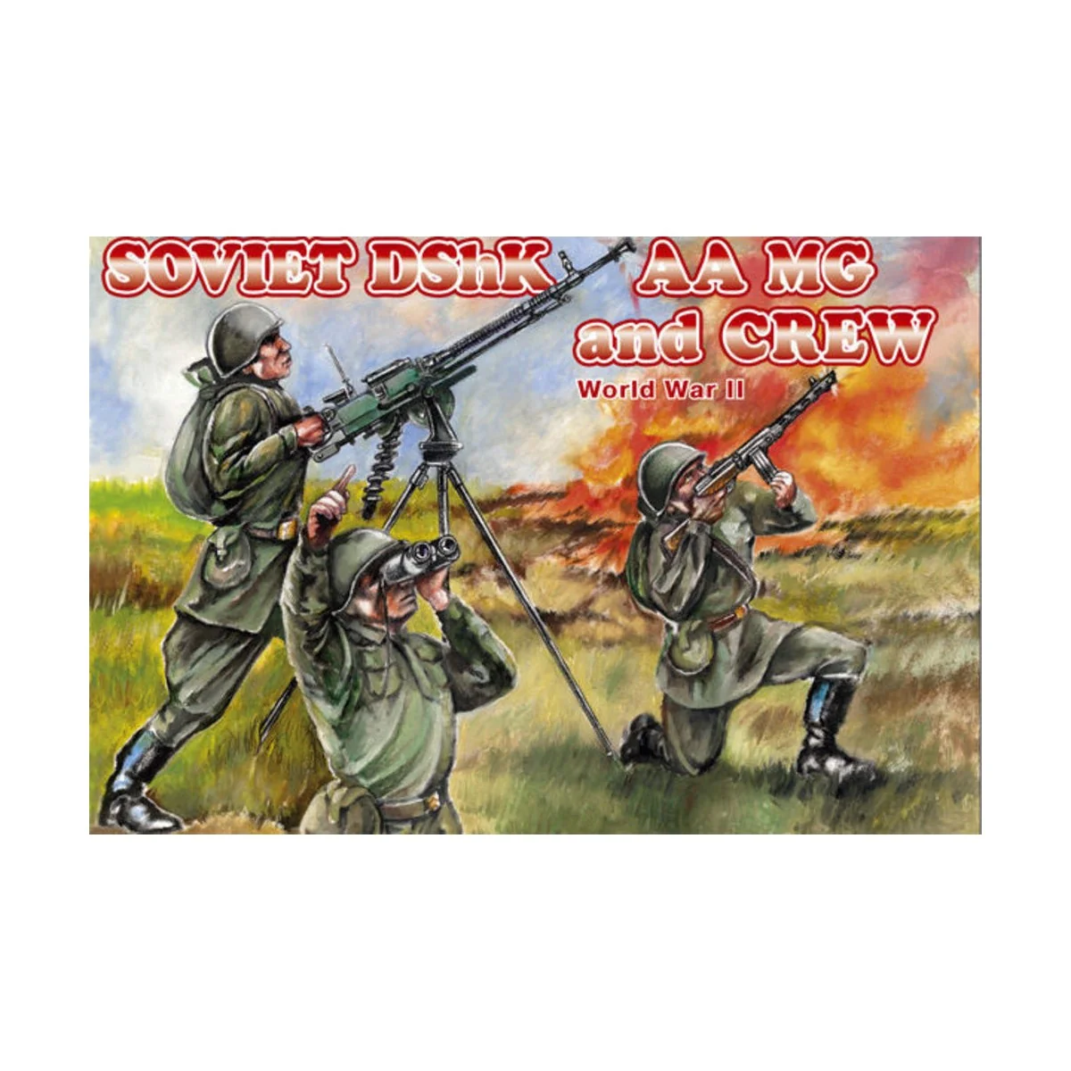 Soviet DShK AA MG and crew, 1/72 - Orion ORI72038