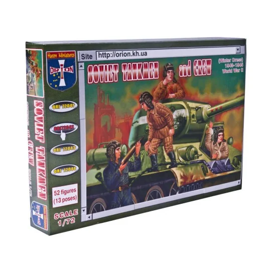 Soviet tankmen and crew (Winter dress), 1/72 - Orion ORI72042