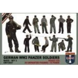 WWII German panzer soldiers, set 2, 1/72 - Orion ORI72047