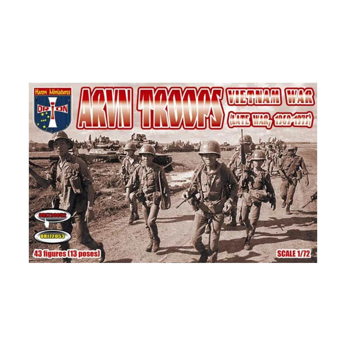 Vietnam War ARVN troops (late war, 1969-1975), 1/72 - Orion ORI72052