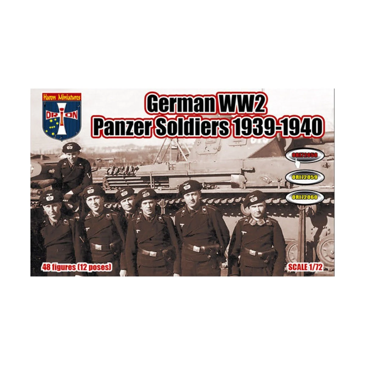 WWII German Panzer Soldiers, 1939-1940, 1/72 - Orion ORI72058