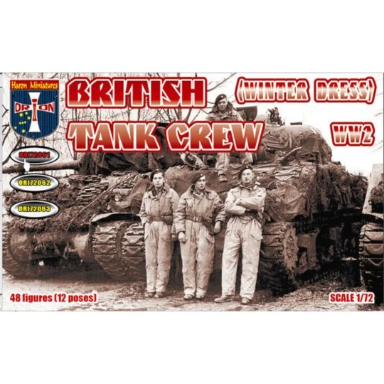 WWII British Tank Crew (Winter Dress), 1/72 - Orion ORI72061 WWII British Tank Crew (Winter Dress), 1/72 - Orion ORI72061
