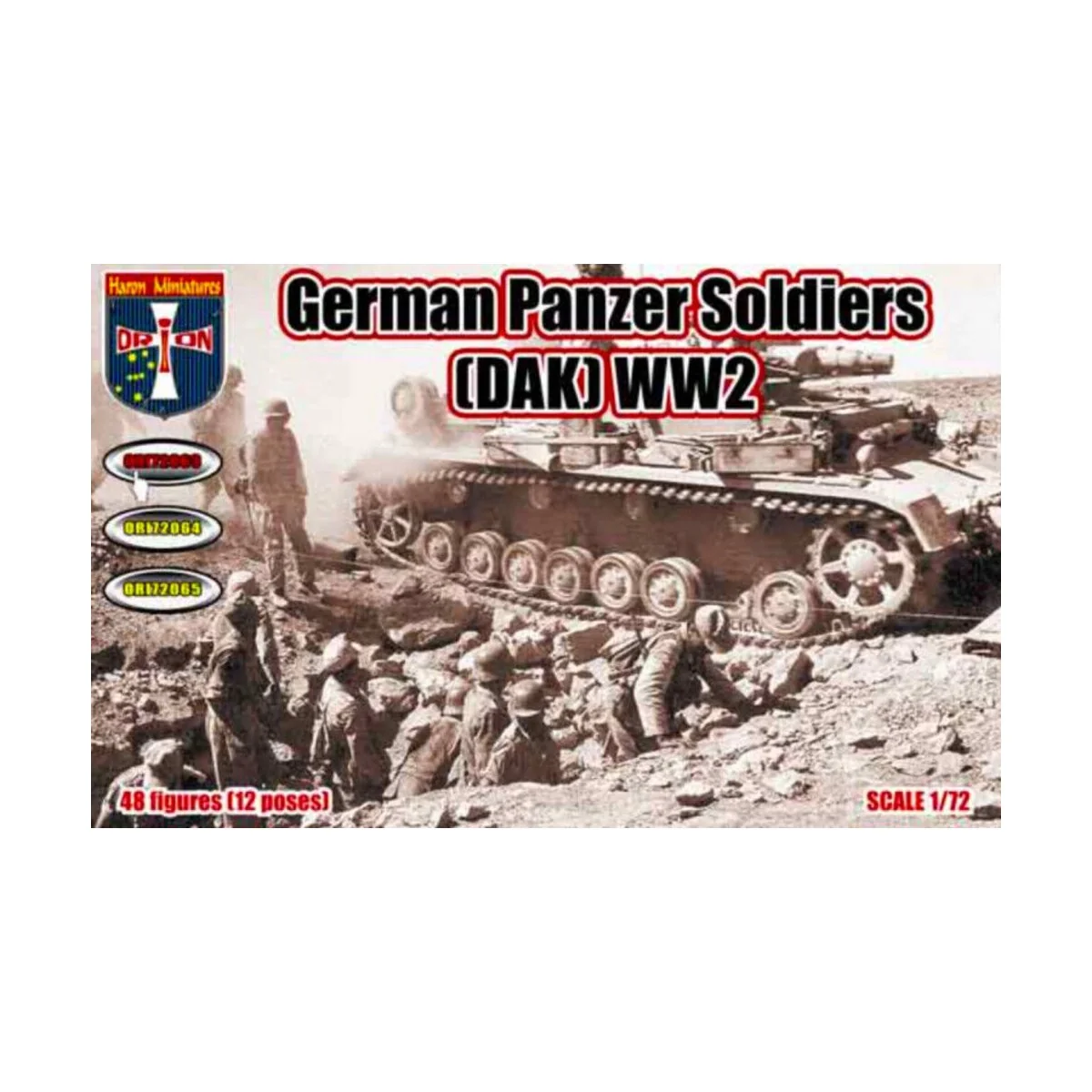 German Panzer Soldiers (DAK) WW2 - Orion ORI72063