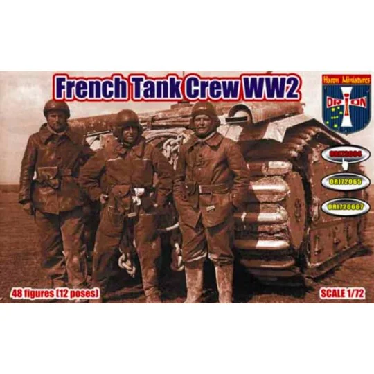 French Tank Crew WW2, 1/72 - Orion ORI72064 French Tank Crew WW2, 1/72 - Orion ORI72064