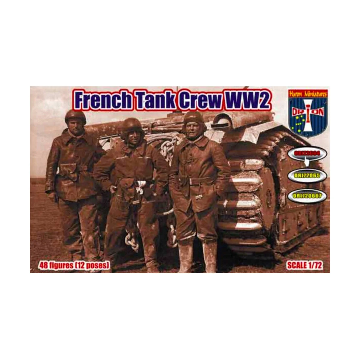 French Tank Crew WW2 - Orion ORI72064