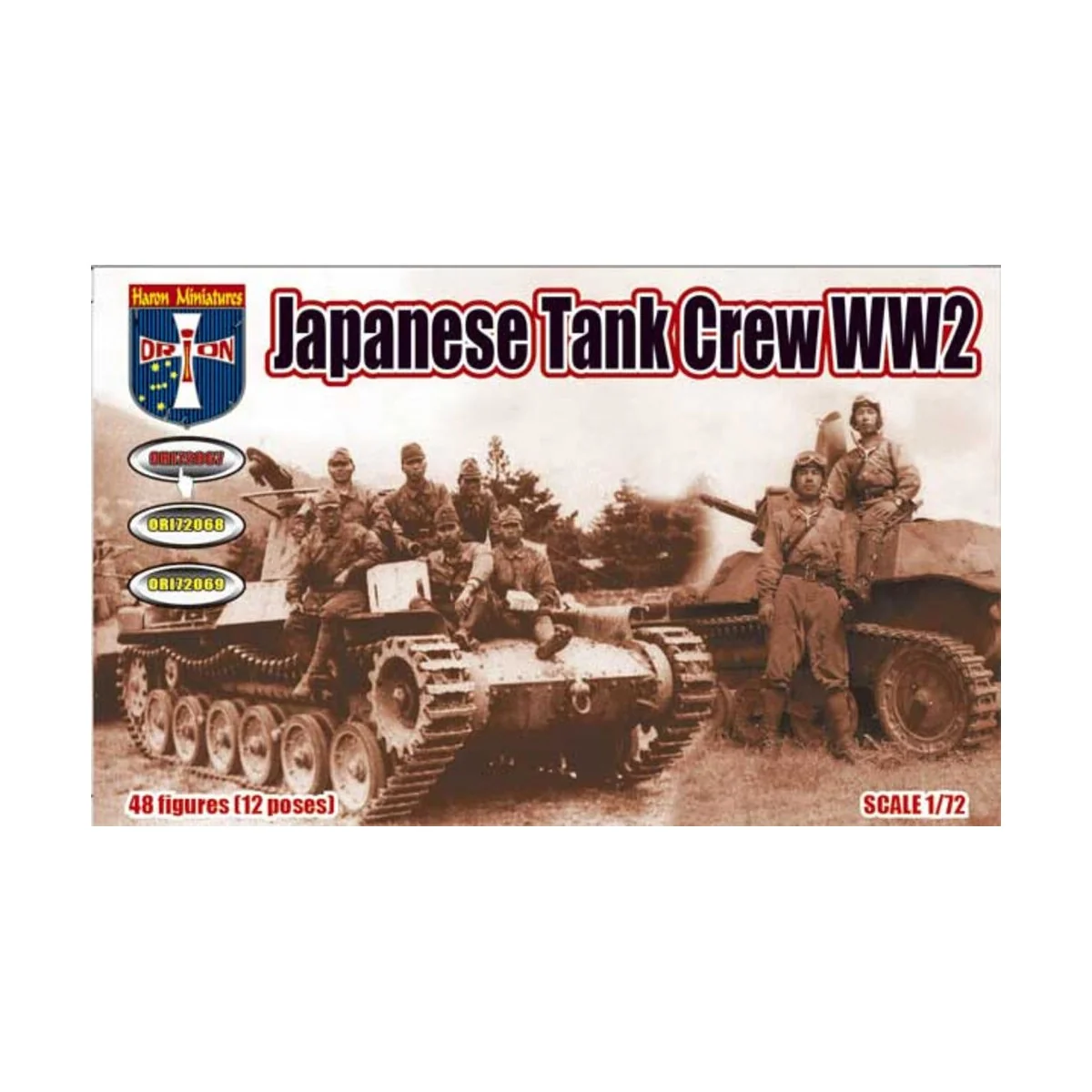 WWII Japanese Tank Crew, 1/72 - Orion ORI72067