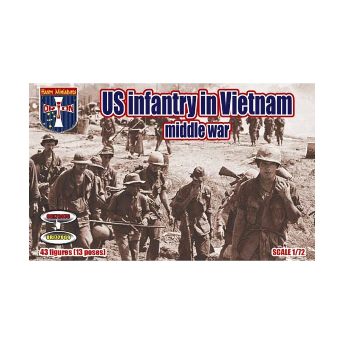 US infantry in Vietnam (middle war), 1/72 - Orion ORI72070 US infantry in Vietnam (middle war), 1/72 - Orion ORI72070