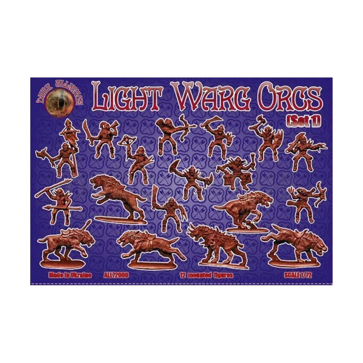 Light Warg Orcs, 1/72 - ALLIANCE ALL72009