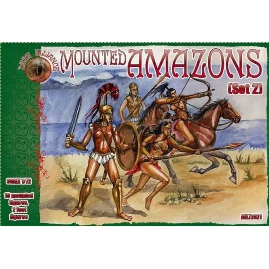 Mounted Amazons (Set 2), 1/72 - ALLIANCE ALL72021