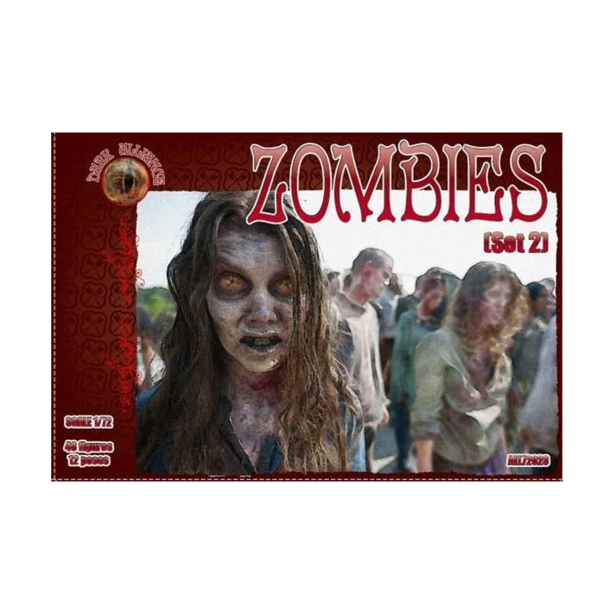 Zombies (Set 2), 1/72 - ALLIANCE ALL72024 Zombies (Set 2), 1/72 - ALLIANCE ALL72024