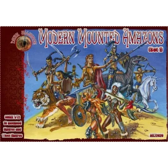 Modern Mounted Amazons, Set 1, 1/72 - ALLIANCE ALL72026