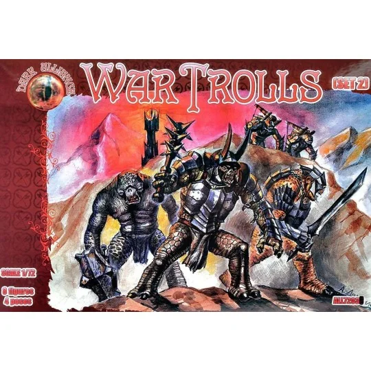 War Trolls, set 2, 1/72 - ALLIANCE ALL72031 War Trolls, set 2, 1/72 - ALLIANCE ALL72031