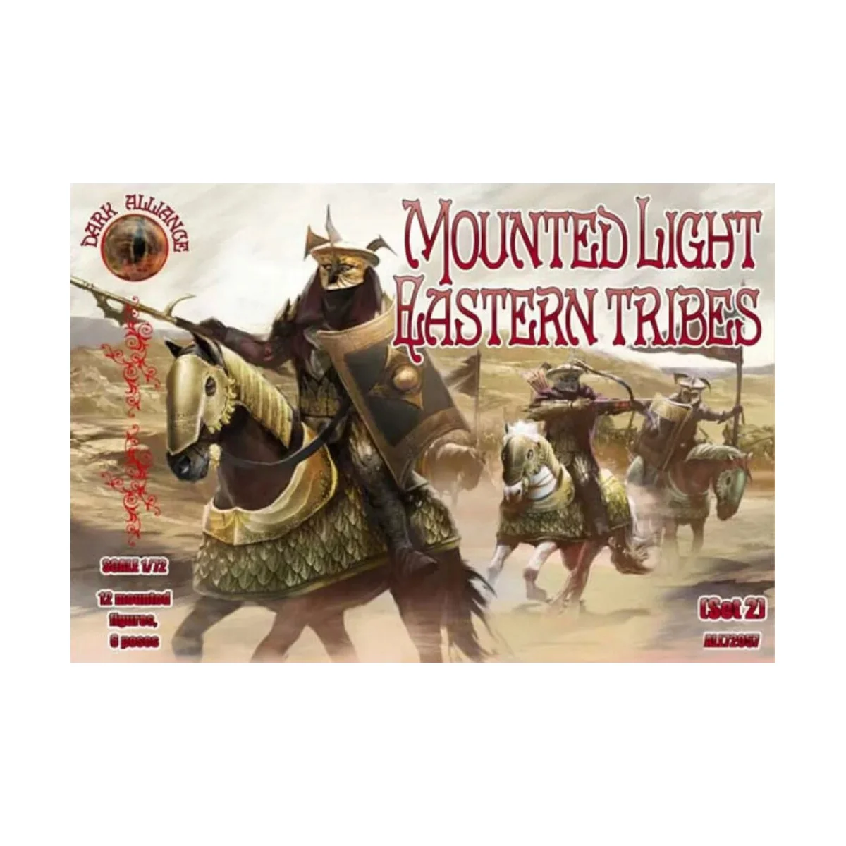 Mounted Light Eastern tribes. Set 2, 1/72 - ALLIANCE ALL72057 Mounted Light Eastern tribes. Set 2, 1/72 - ALLIANCE ALL72057