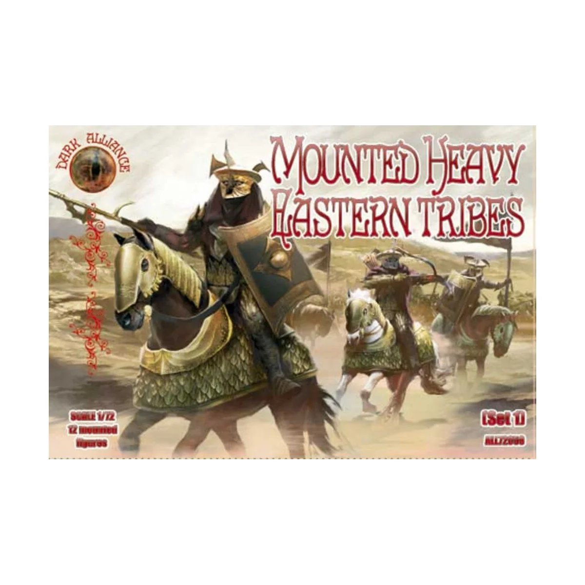 Mounted Heavy Eastern Tribes. Set 1 - ALLIANCE ALL72058