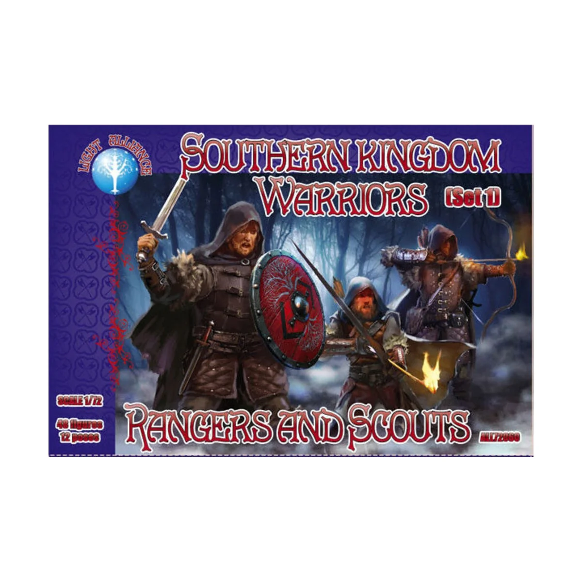 Southern kingdom Warriors. Set 1. Rangers and Scouts, 1/72 - ALLIAN...