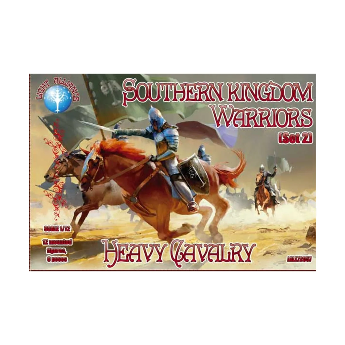 Southern Kingdom Warriors. Set 2. Heavy Cavalry, 1/72 - ALLIANCE AL...
