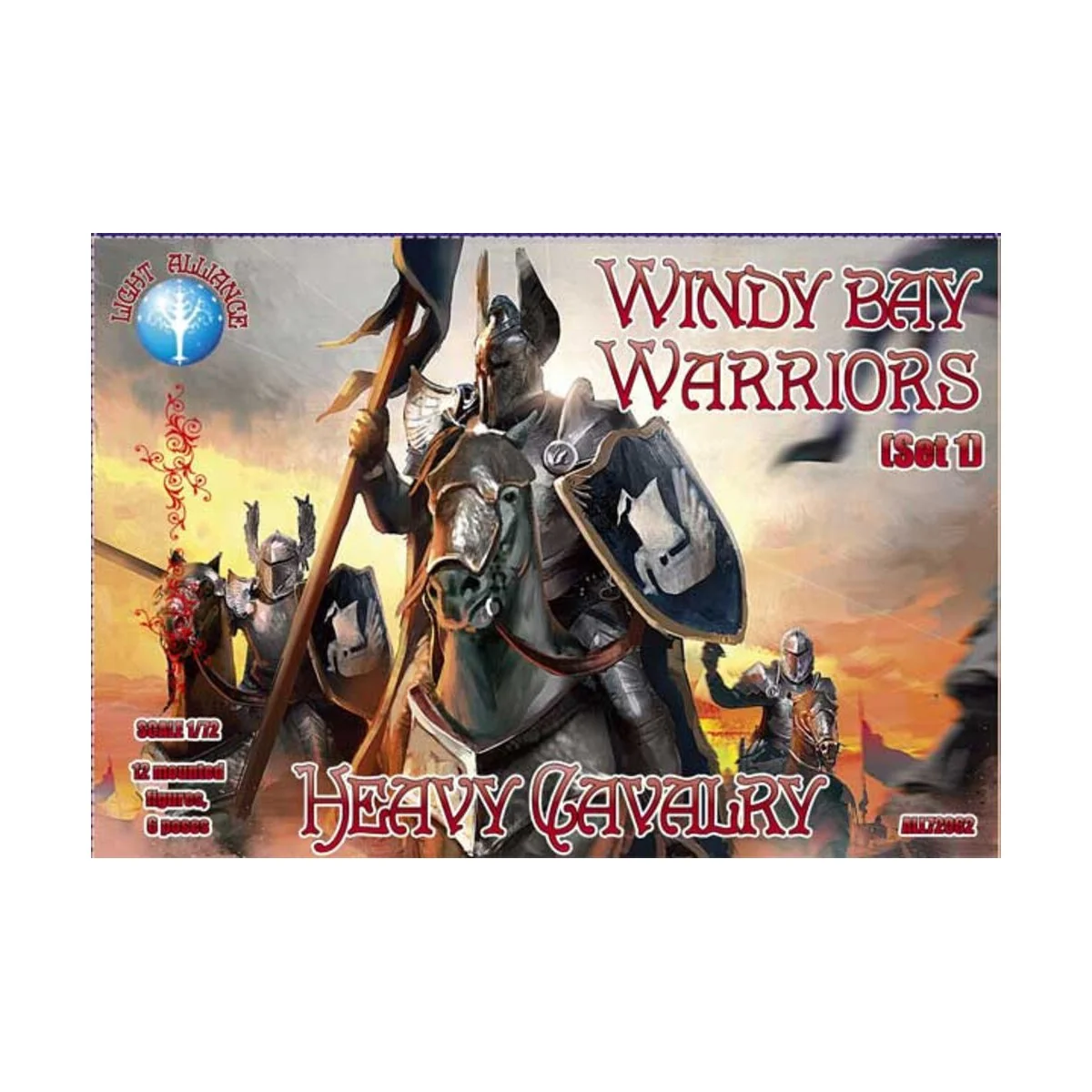 Windy bay warriors. Set 1. Heavy Cavalry, 1/72 - ALLIANCE ALL72062 Windy bay warriors. Set 1. Heavy Cavalry, 1/72 - ALLIANCE ALL72062