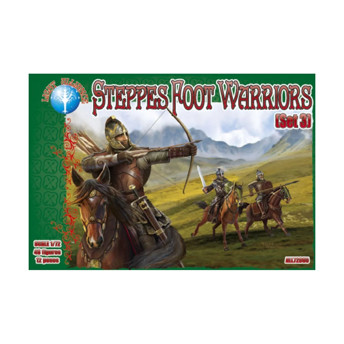Steppes Foot Warriors. Set 3 - ALLIANCE ALL72065