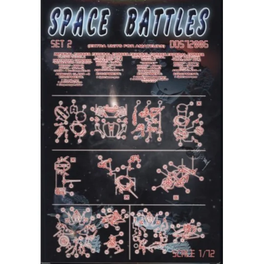 Space battles, set 2, 1/72 - DDS DDS72006 Space battles, set 2, 1/72 - DDS DDS72006