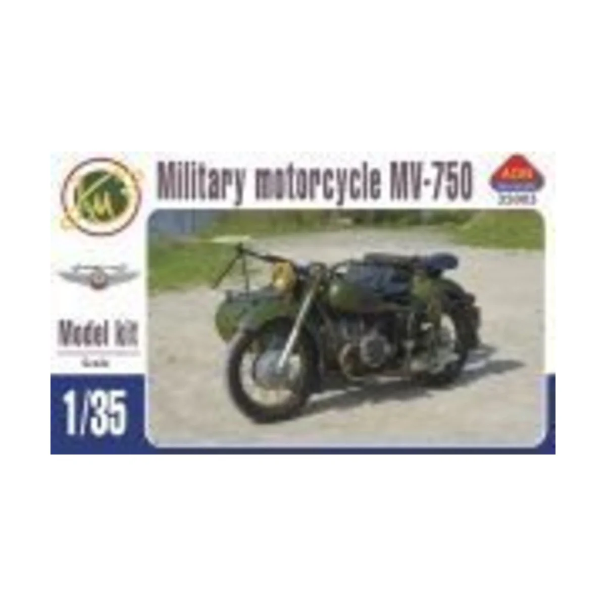 MV-750 Soviet military motocycle with sidecar - AIM -Fan Modell AIM...