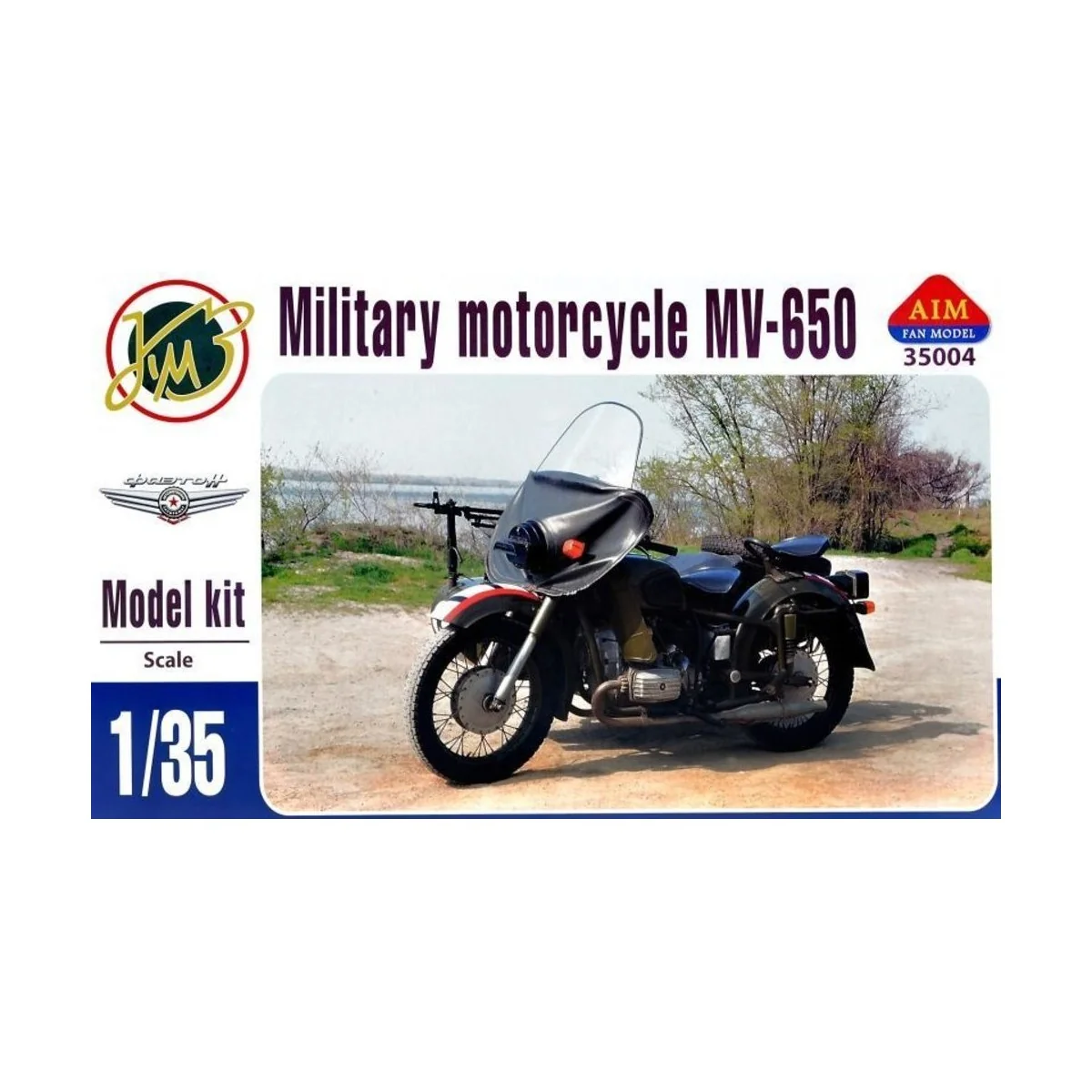 MV-650 military motorcycle, 1/35 - AIM -Fan Modell AIM35004 MV-650 military motorcycle, 1/35 - AIM -Fan Modell AIM35004