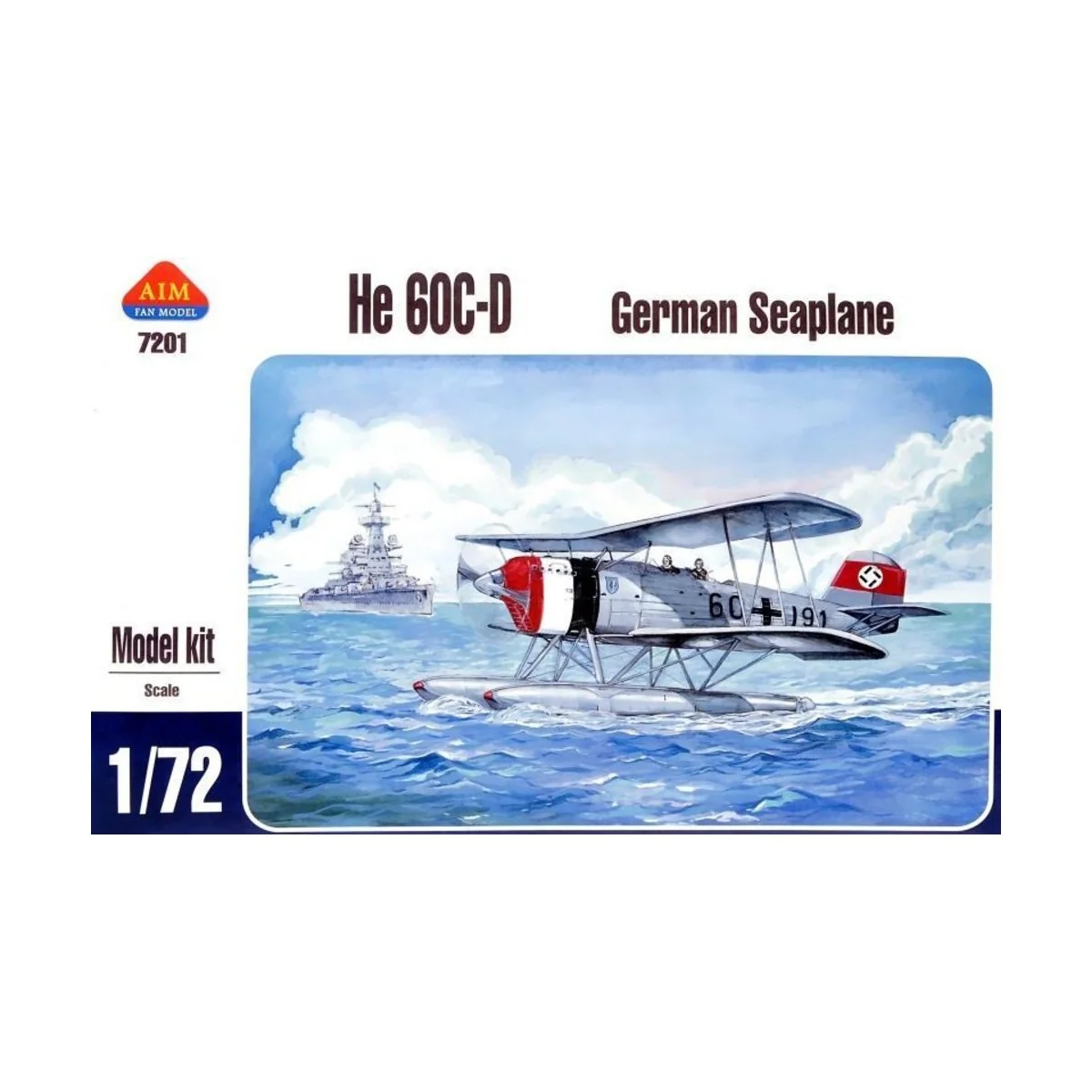 German seaplane He-60C-D - AIM -Fan Modell AIM7201