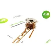 Chain: Fine - 50 cm long (brass) - Art Scale Kit 200-T0220