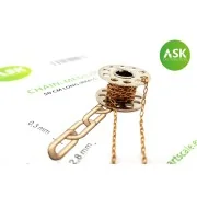 Chain: Medium - 50 cm long (brass) - Art Scale Kit 200-T0235 Chain: Medium - 50 cm long (brass) - Art Scale Kit 200-T0235