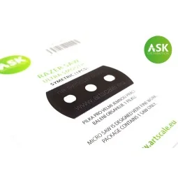 ASK Razor Saw - ultra smooth symmetric 70/70 teeth 1 pc. - Art Scal...