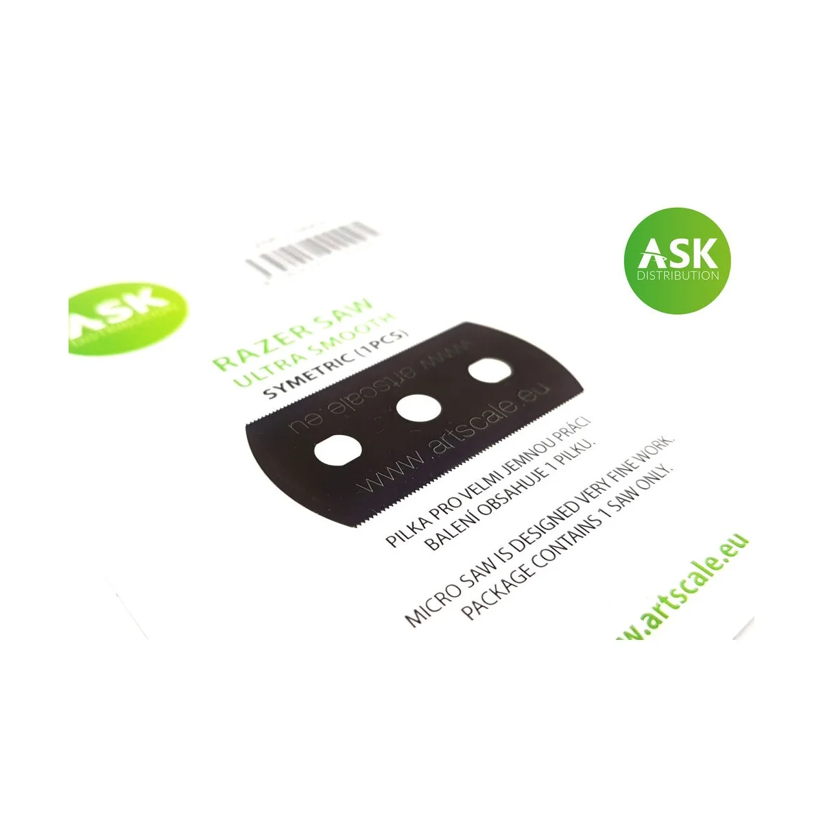 ASK Razor Saw - ultra smooth symmetric 70/70 teeth 1 pc. - Art Scal...