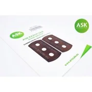 ASK Razor Saw - ultra smooth symmetric 70/70 teeth 2 pc. - Art Scal...