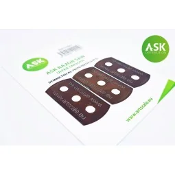 ASK Razor Saw - ultra smooth symmetric 70/70 teeth 3 pc. - Art Scal...