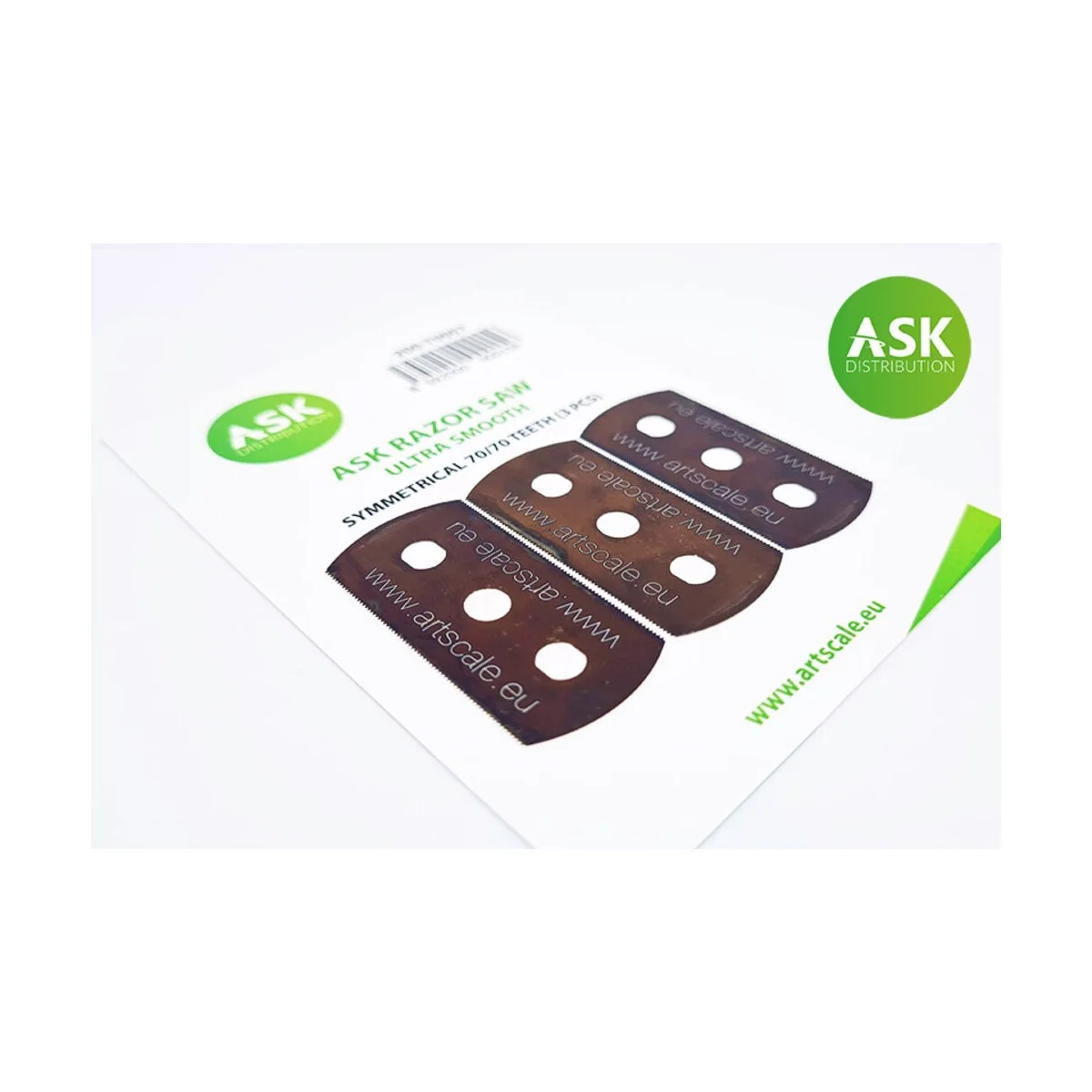 ASK Razor Saw - ultra smooth symmetric 70/70 teeth 3 pc. - Art Scal... ASK Razor Saw - ultra smooth symmetric 70/70 teeth 3 pc. - Art Scal...